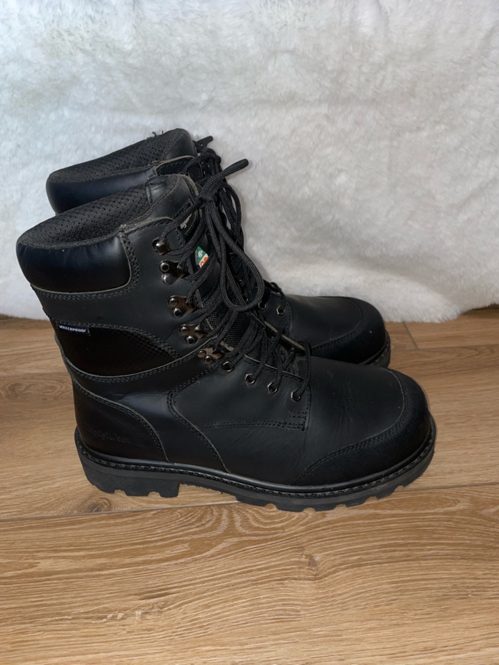 Refrigiwear Leather Men’s Work Boots Style # 123CRBLK